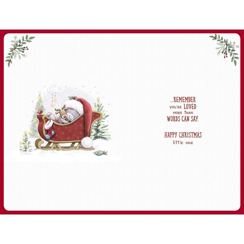 Baby Boy's 1st Christmas Me to You Bear Christmas Card Extra Image 1
